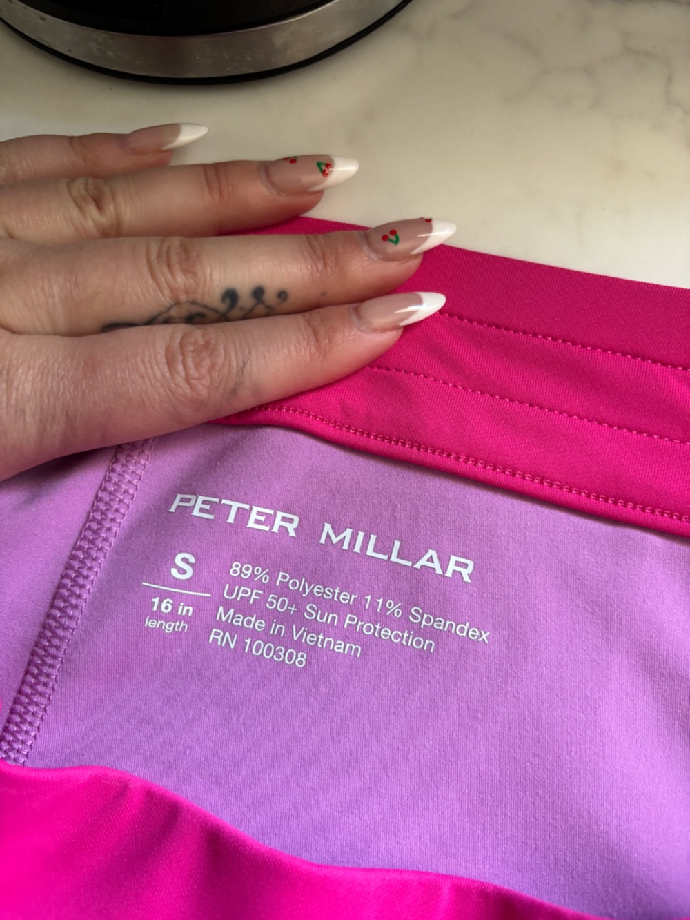 Peter Millar Golf Skort - Size Small - UPF 50 Tennis Athletic Skirt - NWOT - Picture 6 of 6